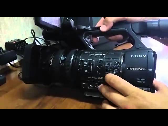 Как настроить баланс белого на Sony HXR-NX5U смотреть онлайн
