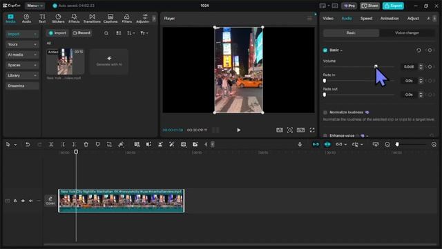 Как удалить звук в CapCut | Убрать аудио из видео смотреть онлайн
