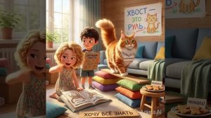 рыжий кот Персик мэйн-Кун