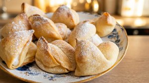 Печенье «Крылья ангела» с безе 🥐 Хрустящее тесто + воздушная начинка! Пошаговый рецепт
