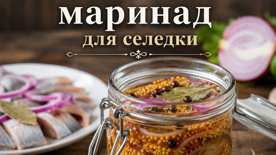 Нежная сельдь с особенной заправкой! Маринад для селедки. смотреть онлайн