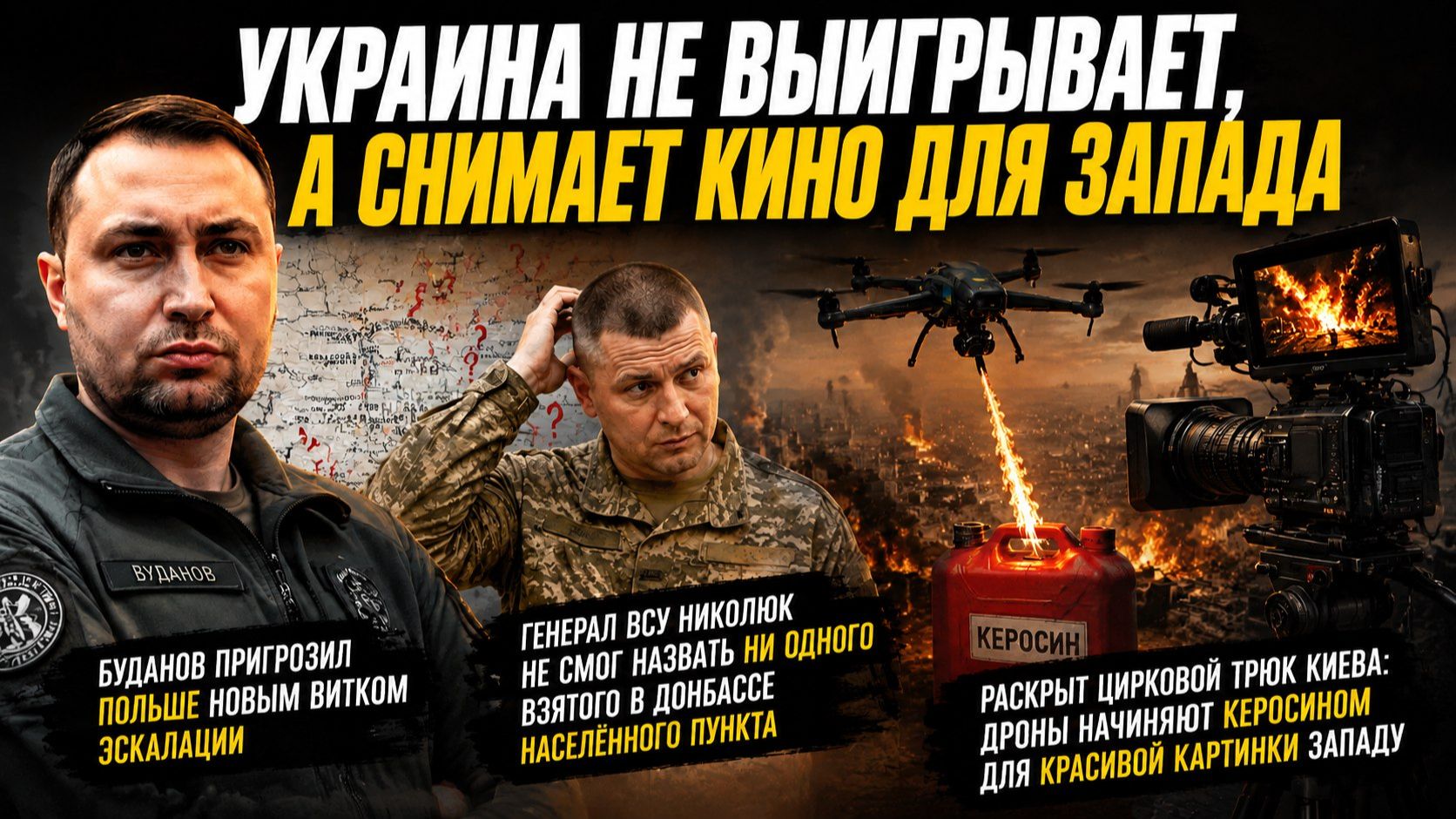 Керосин вместо взрывчатки: как Зеленский снимает голливудские боевики для Трампа смотреть онлайн