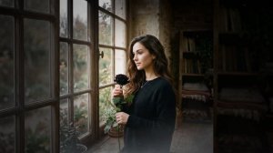 Чёрная Роза-Эмблема Печали🌹