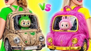 Строим Удивительный Кукольный Домик для Лабубу | Дорогой vs Дешевый Война Пранков