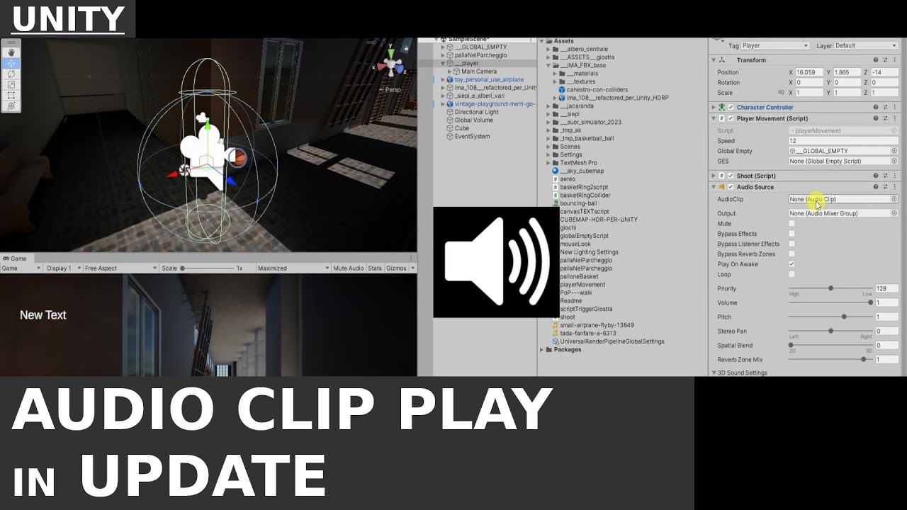 UNITY - AudioSource in Update: play sounds without overlaps tutorial смотреть онлайн