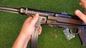 Пистолет-пулемёт MP 40 Германия (Немецкий) Umarex Legends MP40 Blowback Full Auto Автомат «Шмайсер»