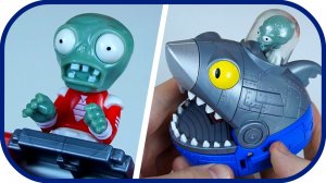 Трансформеры Растения против Зомби: Акула, Пиратский корабль, Шлем. Plants vs. Zombies. Роботы PvZ.