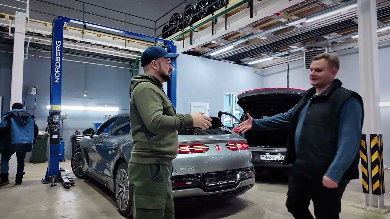Обзор на BYD Denza Z9 GT совместно с Helper Service смотреть онлайн