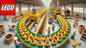 Автоматическая линия по производству хлеба LEGO Roti #Лего Авто Тех