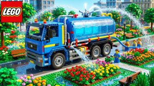 Я построил ОГРОМНУЮ автоцистерну LEGO для воды для парка!🌳🚛