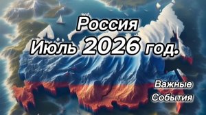 Россия июль 2026 год..