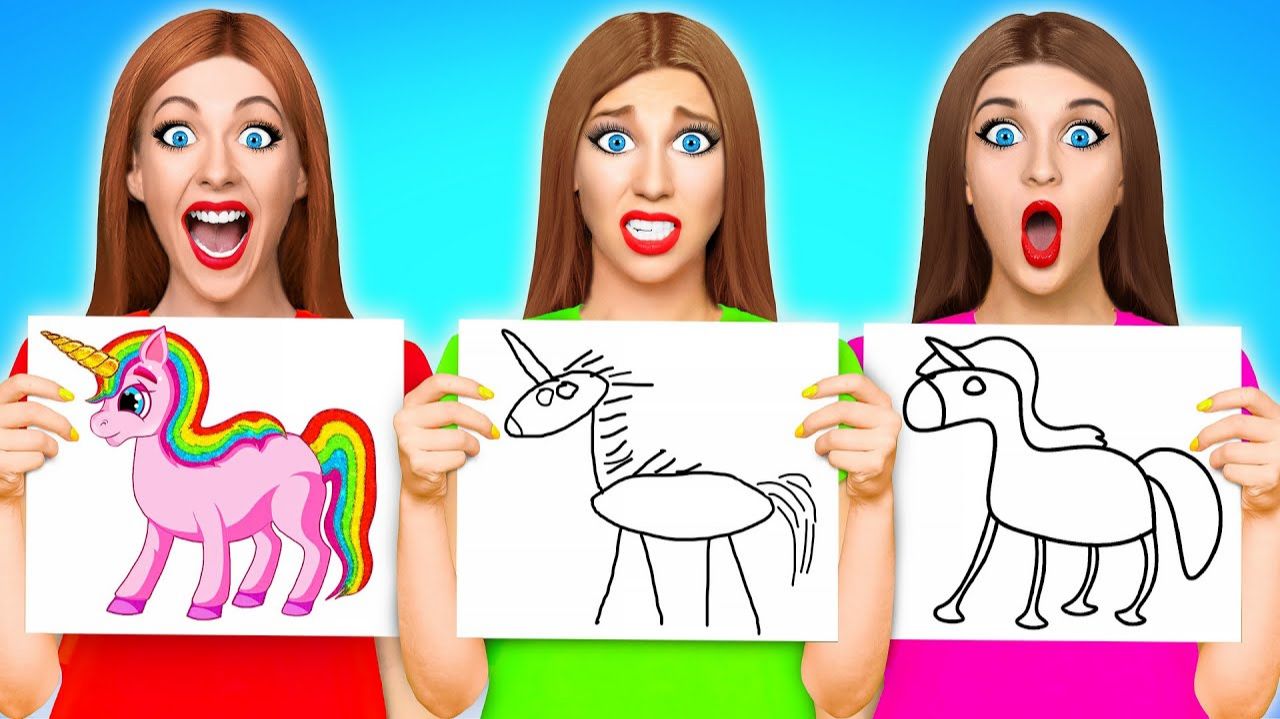 Кто лучше нарисует предмет, получит его Челлендж #2 от Multi DO Fun Challenge смотреть онлайн