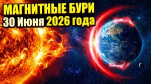 Как выжить в этот день? Жесткие Магнитные бури 30 Июня 2026 года