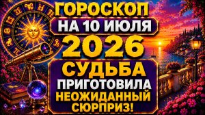 Гороскоп на 10 июля 2026 🌟 Cудьба приготовила неожиданный сюрприз!