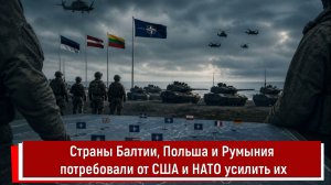 Страны Балтии, Польша и Румыния потребовали от США и НАТО усилить их