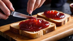 ИИ АСМР:  Наклейка хрустящих кристальных персиков на булку 🍑 🎧Сoothing звуки для сна😴