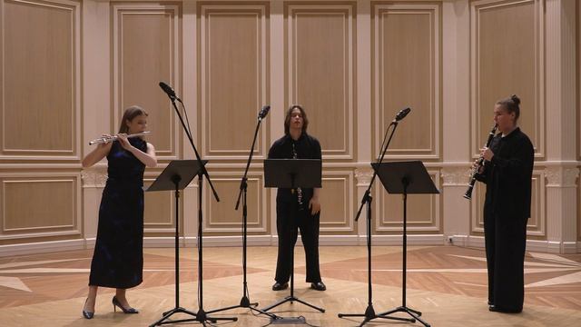 Malcolm Arnold - Divertimento for Flute, Oboe and Clarinet // Wind trio смотреть онлайн