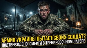 💀 Ужас в тылу: ВСУ пытают собственных бойцов? Шокирующие факты гибели в лагере подготовки