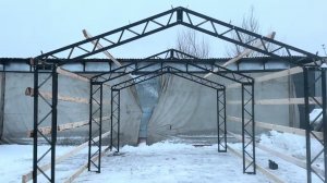 Каркас гаража 4х6 метра.