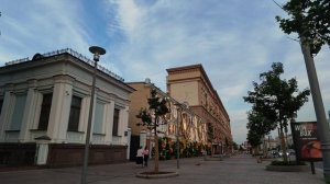 Вечерняя прогулка по Садовому кольцу Новинский и Смоленский бульвары 😍