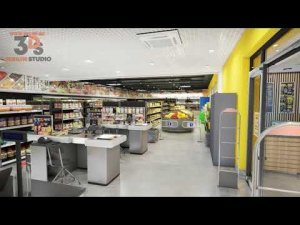 Дизайн интерьера продуктового магазина
