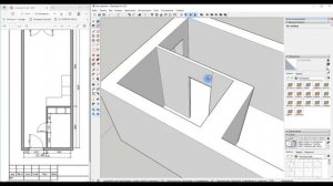 Обмерный план в SketchUp