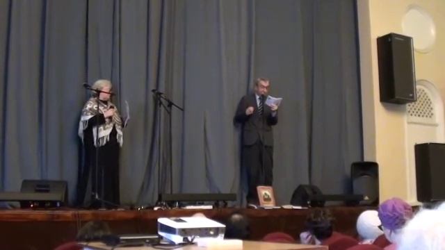 Поэтический дуэт "Парнас"-С.Когаринова и С.Фролов с творческой встречей