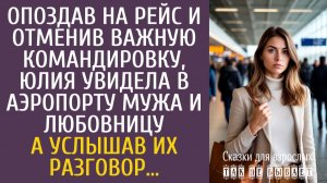 Истории из жизни Опоздав на рейс и отменив командировку, увидела в аэропорту мужа и любовницу…