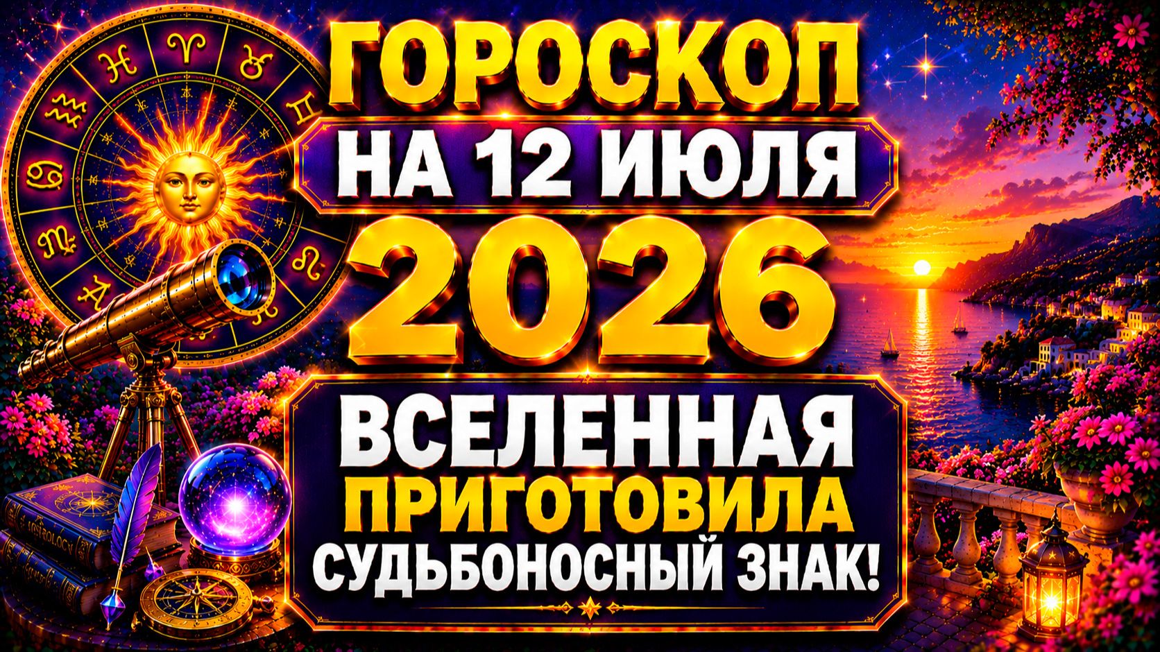 Гороскоп на 12 июля 2026 🔮 Вселенная приготовила судьбоносный знак!