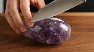 АСМР ASMR ИИ  Огранка хрустальных брокколи с звуками «щелчка» и «хруста», идеально для расслабления