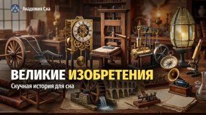🕰️ ВЕЛИКИЕ ИЗОБРЕТЕНИЯ_ скучная история для сна 🌙 Лекция для сна