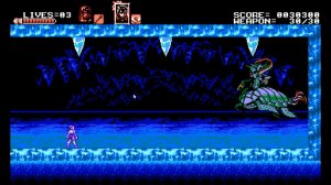 Черепахер в Bloodstained. Curse of the Moon.