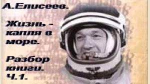 А.Елисеев. Жизнь - капля в море. Разбор книги.Ч.1.