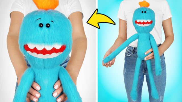 Мягкая игрушка Мистера Мисикса своими руками 😱 DIY из Рика и Морти