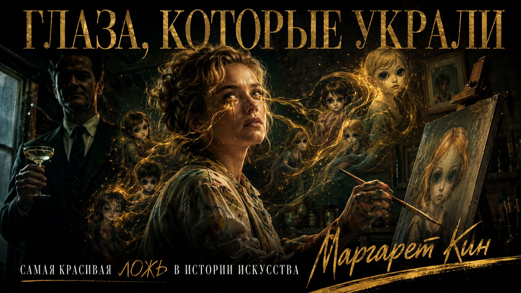 Глаза, которые украли. Самая красивая ложь в истории искусства. Маргарет Кин.