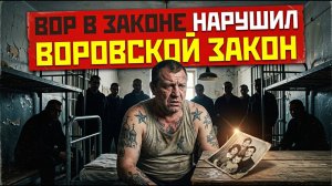 ВОР В ЗАКОНЕ ВСТАЛ НА КОЛЕНИ ПЕРЕД СХОДКОЙ — Что заставило легенду нарушить главный закон?