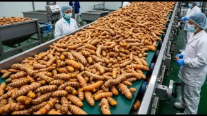 Внутри фабрики по производству куркуминового крахмала, как вы никогда не видели