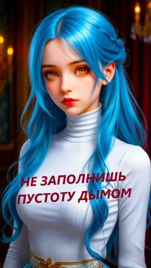 НЕ ЗАПОЛНИШЬ ПУСТОТУ ДЫМОМ