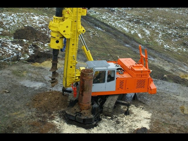 Геомаш: Свайная буровая установка УСГ-010 смотреть онлайн