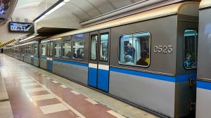 Арбатско-Покровская линия. Поездка на метровагоне 81-741.1 «Русич» от Киевской до Курской