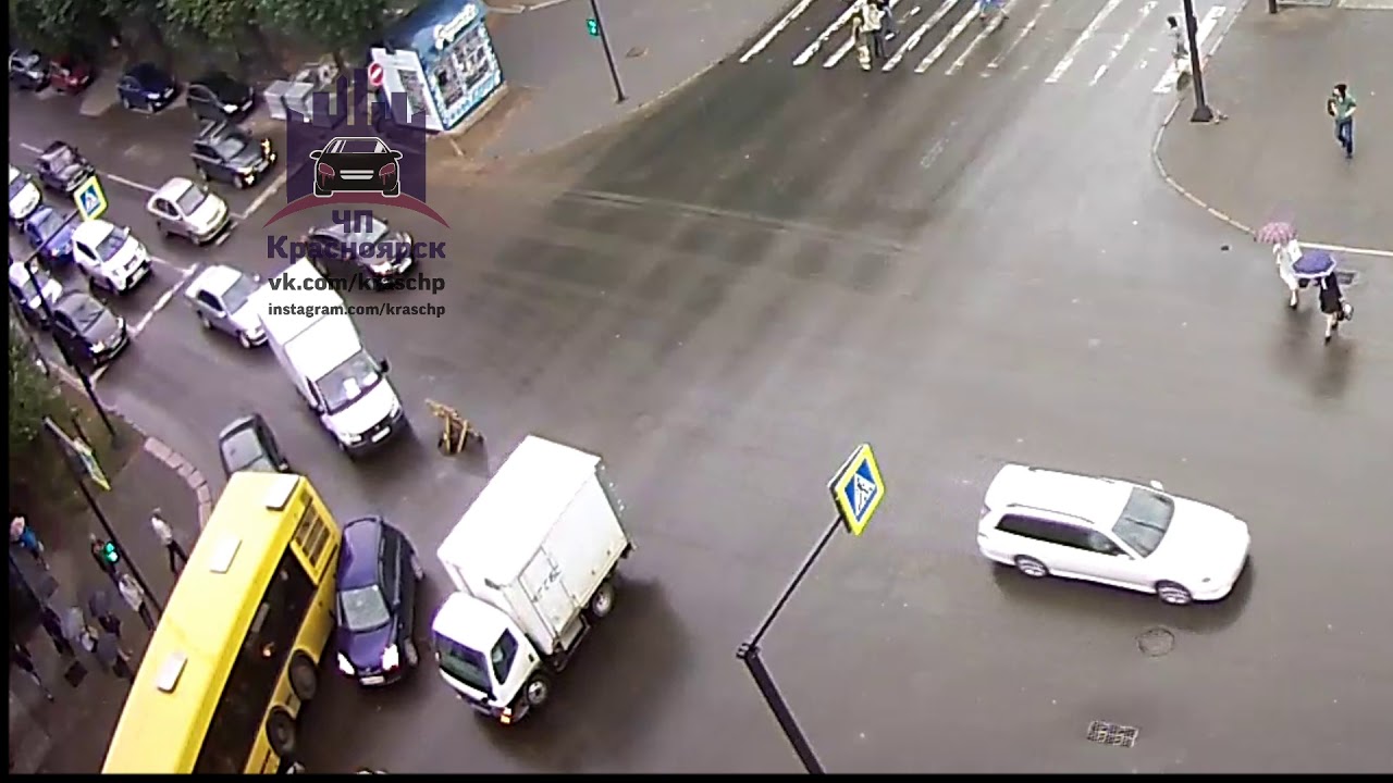 Мира - Горького 22.08.2018 ЧП Красноярск смотреть онлайн