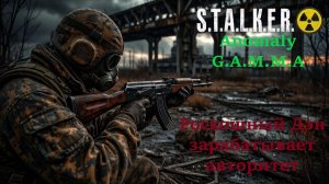Stalker Anomaly GAMMA 2 серия ( Зарабатываем авторитет)