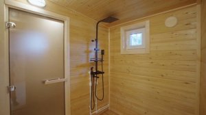 Обзор бани 6х5 с душевой и туалетом от Компании БаниКа