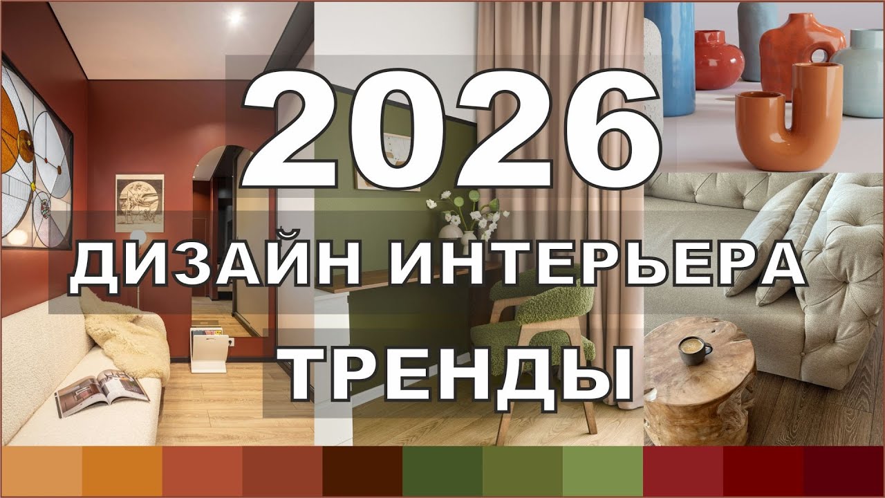 🔥 Топ–5 трендов интерьера 2026: Преобразите свой дом прямо сейчас! смотреть онлайн