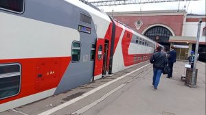 Прибытие на Казанский вокзал поезда «Италмас» Ижевск - Москва / Kaskan station, Moscow