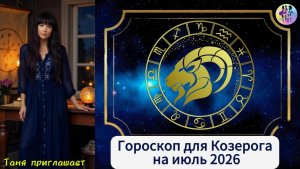 КОЗЕРОГ - Гороскоп на июль 2026