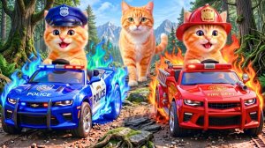 🐾 Мама-кошка подстригает шерсть на ферме и делает тигровую шапку для котят дома🐾🎩🐯