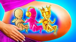 Бедная vs Богатая vs Гига Богатая Беременная Хорошая и Плохая Девушка в Борьбе за Наследство Тим Тин