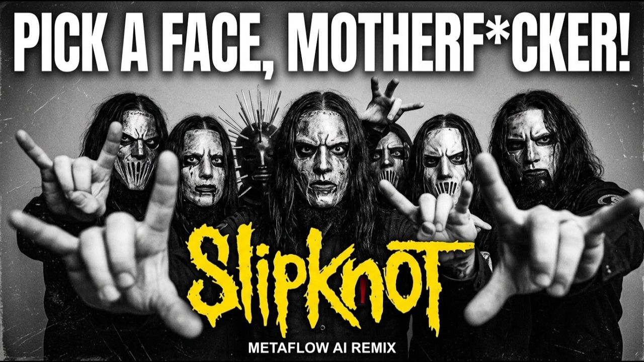 Pick a Face, Motherf_cker! _ Slipknot Inspired Nu Metal AI Mix смотреть онлайн