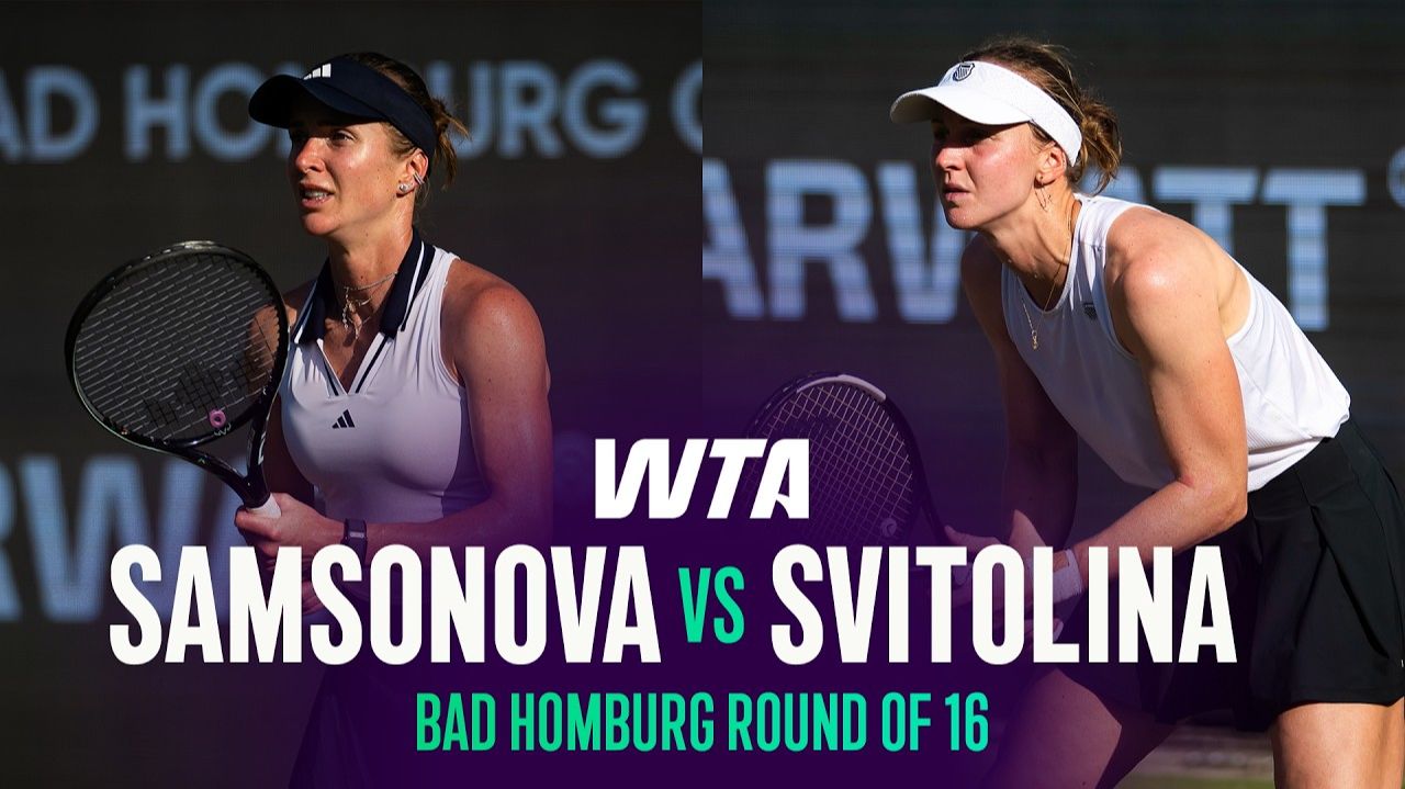 23.06.2026 | Людмила Самсонова - Элина Свитолина | Хайлайт | WTA Bad Homburg 2026 смотреть онлайн